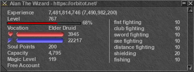 Signature for player Alan The Wizard