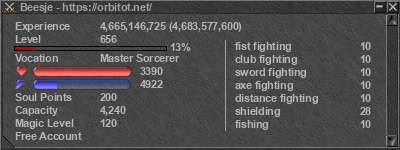 Signature for player Beesje