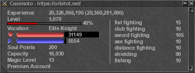 Signature for player Casimoto