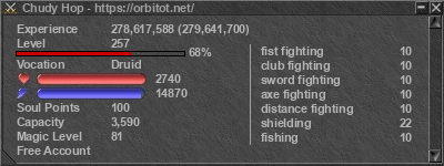 Signature for player Chudy Hop