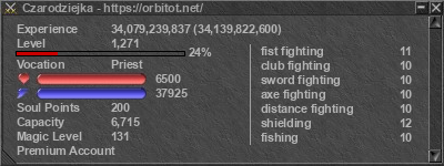 Signature for player Czarodziejka