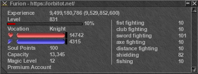 Signature for player Furion