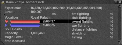 Signature for player Kana