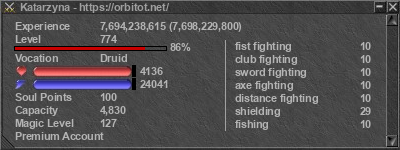 Signature for player Katarzyna