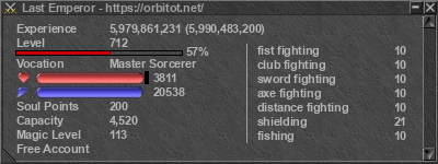 Signature for player Last Emperor