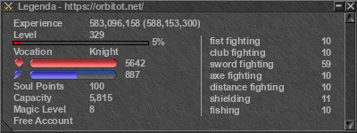 Signature for player Legenda