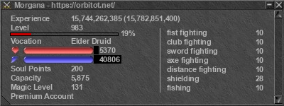 Signature for player Morgana