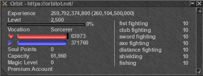 Signature for player Orbit