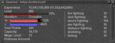 Signature for player Severed