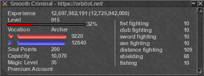 Signature for player Smooth Criminal