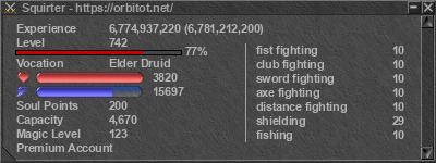 Signature for player Squirter