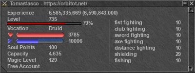 Signature for player Tomastasco