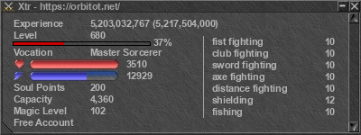 Signature for player Xtr